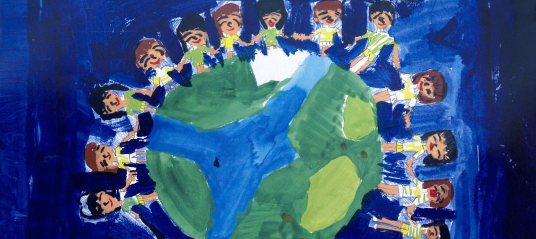 Children Around the Globe painting